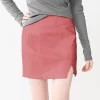 Juniors' SO® High-Rise Side Notch Mini Skirt 2 Juniors' SO® High-Rise Side Notch Mini Skirt -Cheap SO Store 5317466 Shabby Mauve