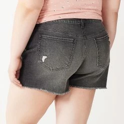 Juniors' Plus Size SO® High Rise Mom Shorts 13 Juniors' Plus Size SO® High Rise Mom Shorts -Cheap SO Store 5354792 ALT