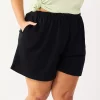 Juniors' Plus Size SO® Core Boyfriend Shorts