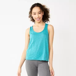 Juniors' SO® Relaxed Scoopneck Tank Top -Cheap SO Store 5473988 Aldon Blue