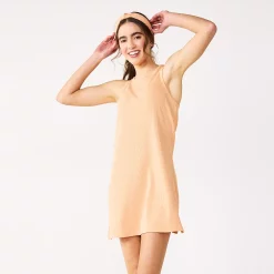 Juniors' SO® High Neck Tank Mini Dress