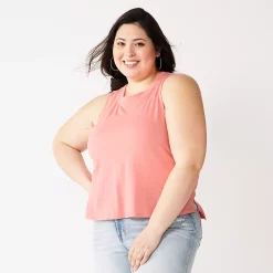 Juniors' Plus Size SO® Muscle Tank 15 Juniors' Plus Size SO® Muscle Tank -Cheap SO Store 5474344 Mission