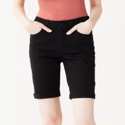 Juniors' SO® Low Rise Bermuda Shorts 10 Juniors' SO® Low Rise Bermuda Shorts -Cheap SO Store 5474915 Black