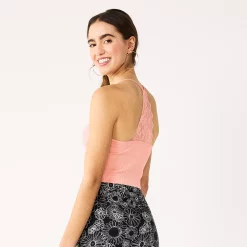 Juniors' SO® Seamless Lace Back Cami -Cheap SO Store 5508694 ALT