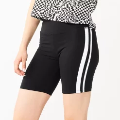 Juniors' SO® Lounge Bike Shorts 18 Juniors' SO® Lounge Bike Shorts -Cheap SO Store 5509891 White Side Stripe