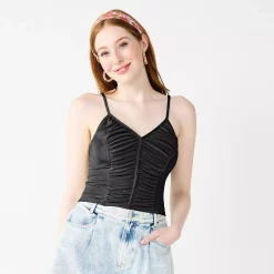 Juniors' SO® Slinky Ruched Cami