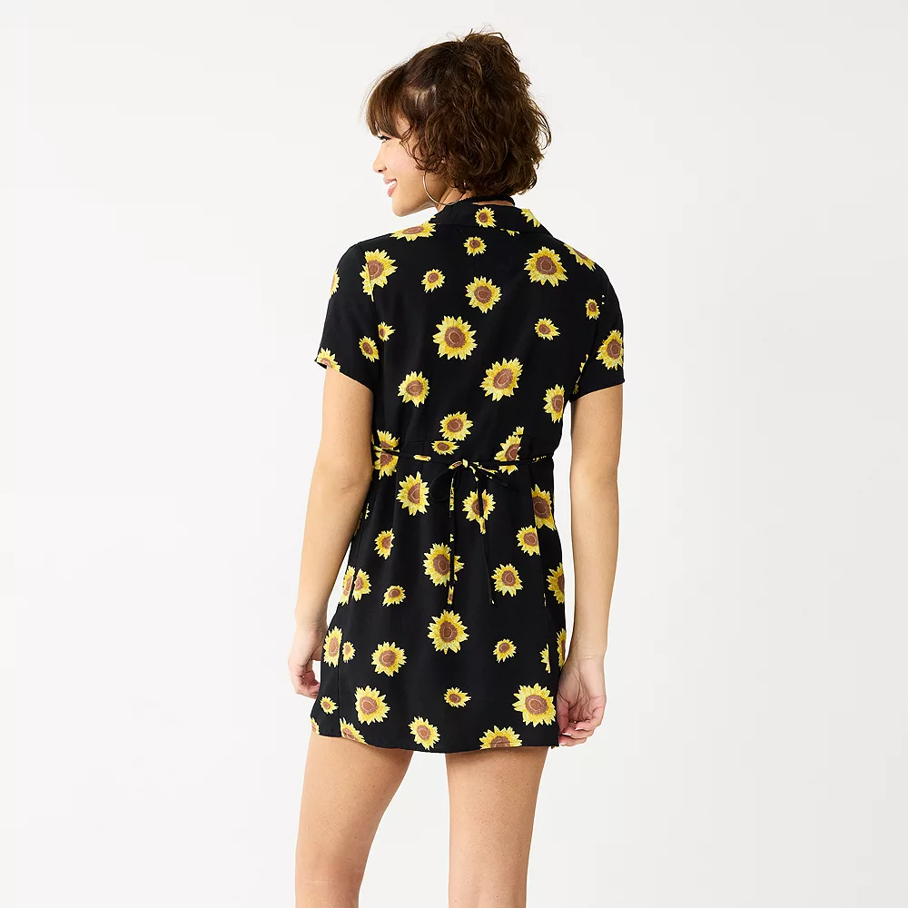 Juniors' SO® Collared Button Front Shirtdress 6 Juniors' SO® Collared Button Front Shirtdress - Image 4