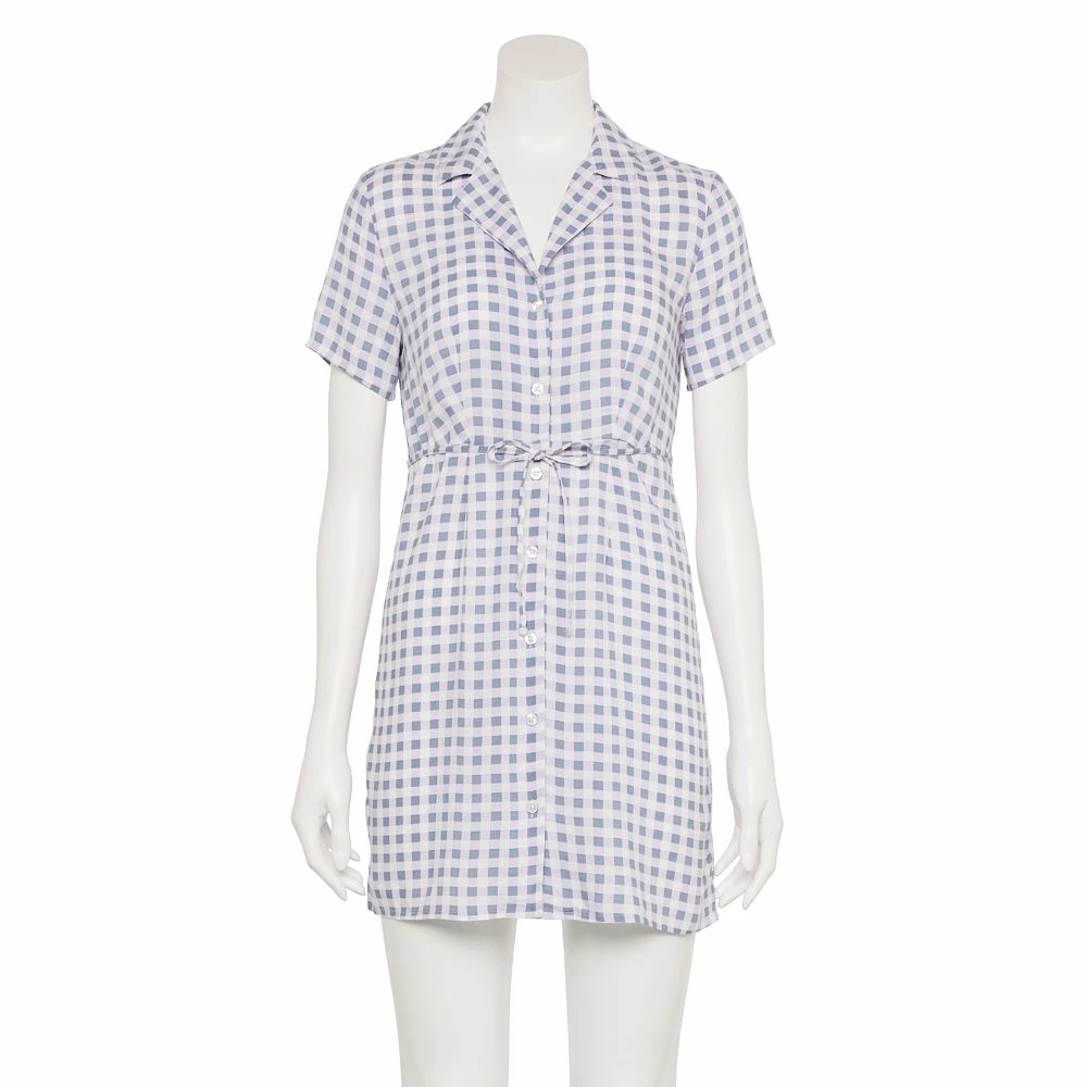 Juniors' SO® Collared Button Front Shirtdress 5 Juniors' SO® Collared Button Front Shirtdress - Image 3