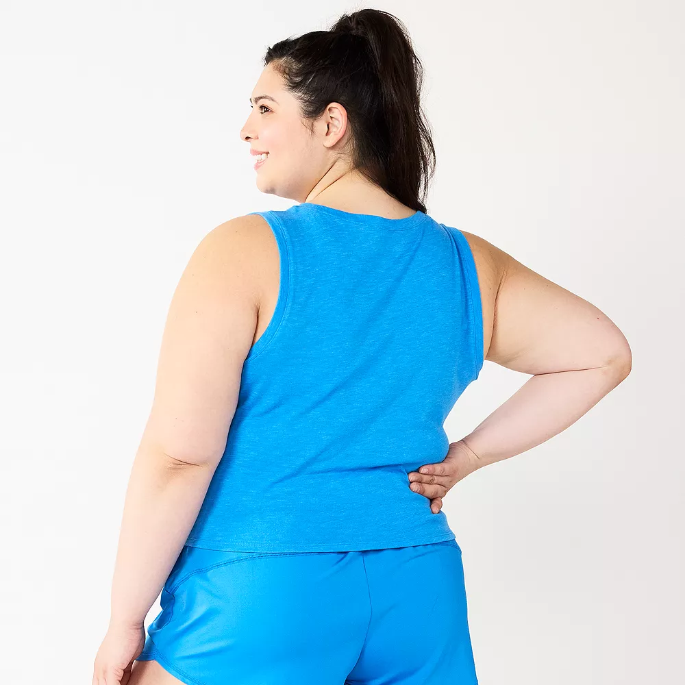 Juniors' Plus Size SO® Solid Cropped Twist-Front Tank 9 Juniors' Plus Size SO® Solid Cropped Twist-Front Tank - Image 7