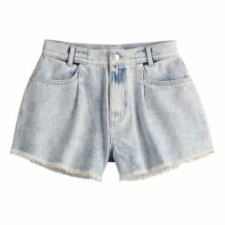 Juniors' SO® Slouchy Denim Dolphin Shorts 7 Juniors' SO® Slouchy Denim Dolphin Shorts -Cheap SO Store 5532497 ALT5