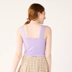 Juniors' SO® Squareneck Tank Top 13 Juniors' SO® Squareneck Tank Top -Cheap SO Store 5548548 ALT