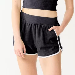 Juniors' SO® Towel Terry Dolphin Shorts 15 Juniors' SO® Towel Terry Dolphin Shorts -Cheap SO Store 5554414 Blueberry Skin