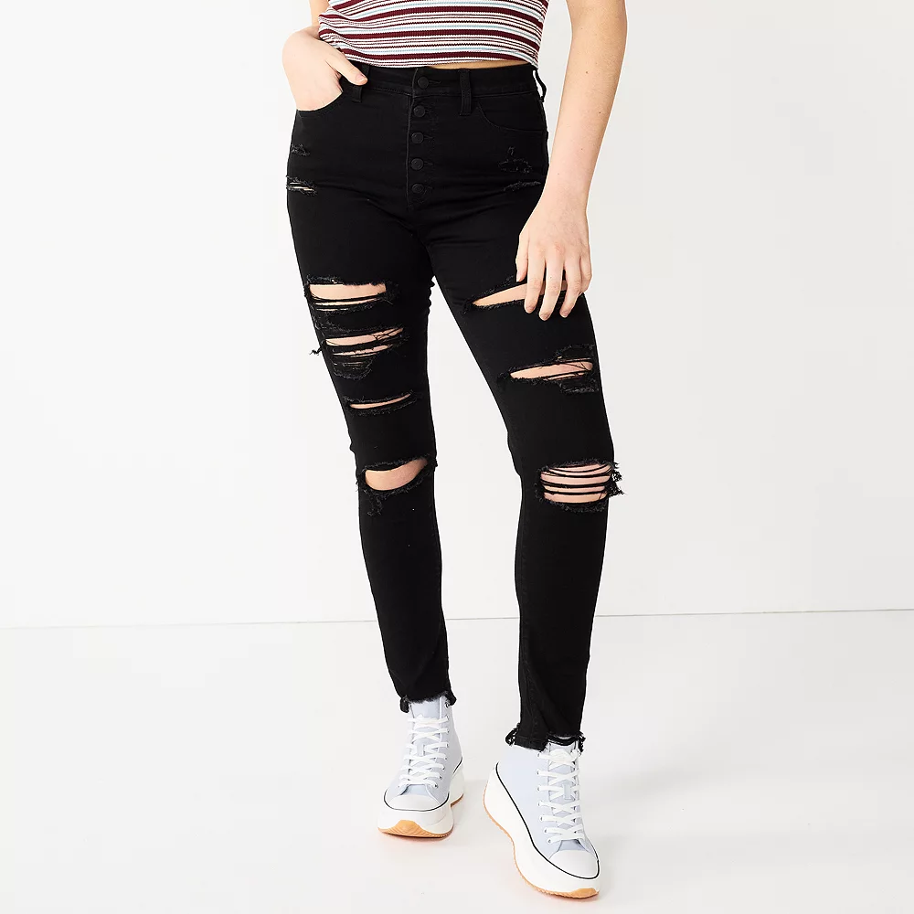 Juniors' SO® Curvy Super High-Rise Jeggings 4 Juniors' SO® Curvy Super High-Rise Jeggings - Image 2