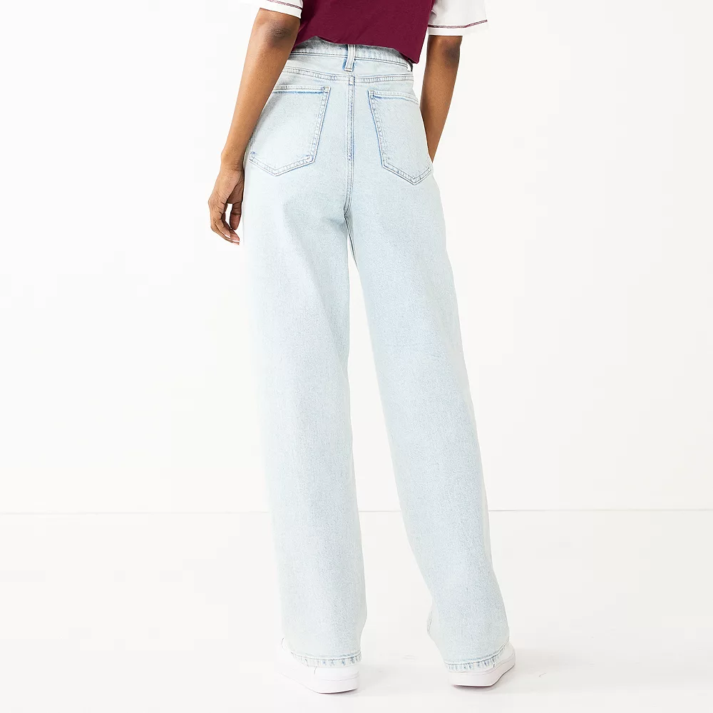 Juniors' SO® Super High-Rise Baggy Dad Jeans 7 Juniors' SO® Super High-Rise Baggy Dad Jeans - Image 5