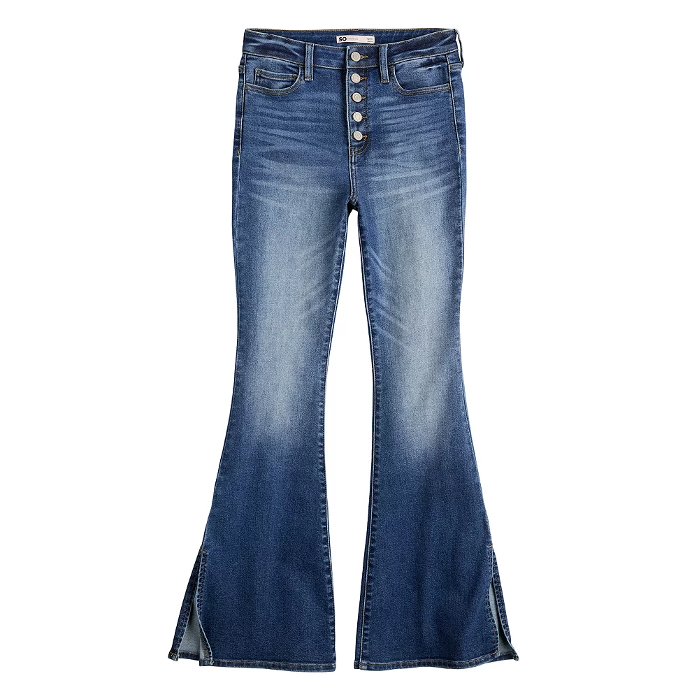 Juniors' SO® High-Rise Flare Jeans 8 Juniors' SO® High-Rise Flare Jeans - Image 6