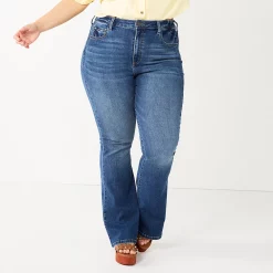 Juniors' Plus Size SO® High-Rise Flare Jeans 13 Juniors' Plus Size SO® High-Rise Flare Jeans -Cheap SO Store 5568305 Med Wash