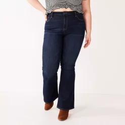 Juniors' Plus Size SO® High-Rise Flare Jeans 15 Juniors' Plus Size SO® High-Rise Flare Jeans -Cheap SO Store 5568305 Rinse