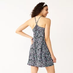 Juniors' SO® Halter Neck Swing Mini Dress 7 Juniors' SO® Halter Neck Swing Mini Dress -Cheap SO Store 5571030 ALT