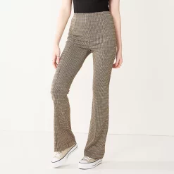Juniors' SO® High-Rise Pull On Flare Pants