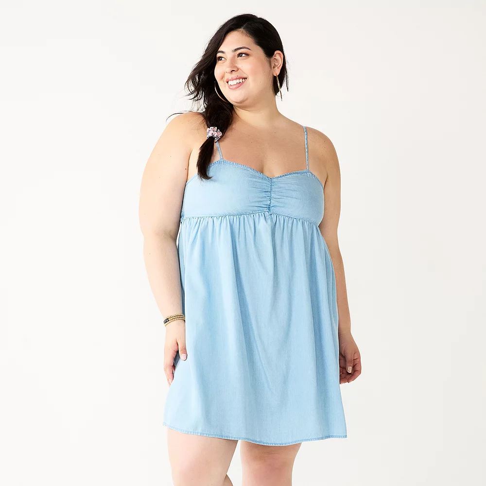 Juniors' SO® Cinched Front Babydoll Mini Dress 5 Juniors' SO® Cinched Front Babydoll Mini Dress - Image 3