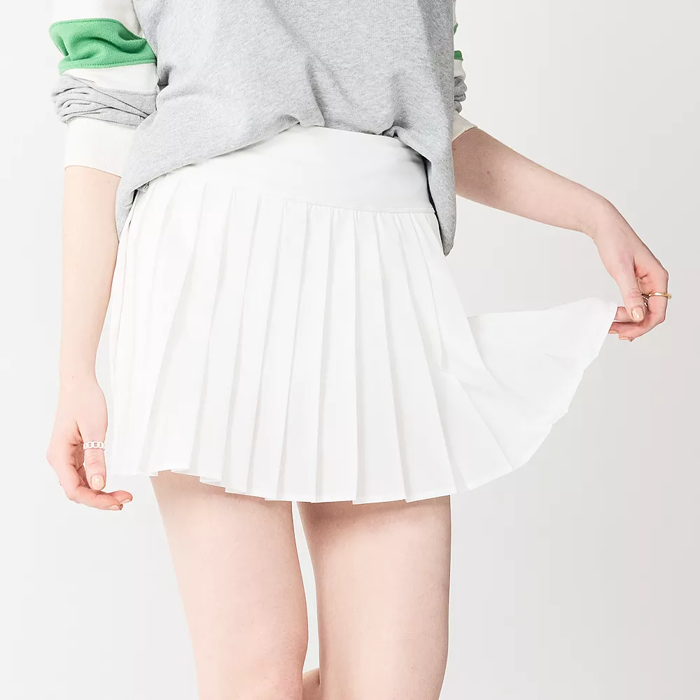 Juniors' SO® Solid Pleated Tennis Skirt 4 Juniors' SO® Solid Pleated Tennis Skirt - Image 2