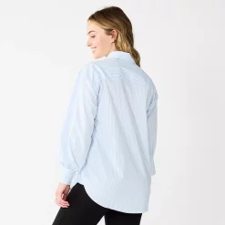 Juniors' SO® Oversized Button-Up Shirt 10 Juniors' SO® Oversized Button-Up Shirt -Cheap SO Store 5579416 ALT