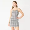 Juniors' SO® Front Notch Plaid Mini Dress 1 Juniors' SO® Front Notch Plaid Mini Dress -Cheap SO Store 5579425