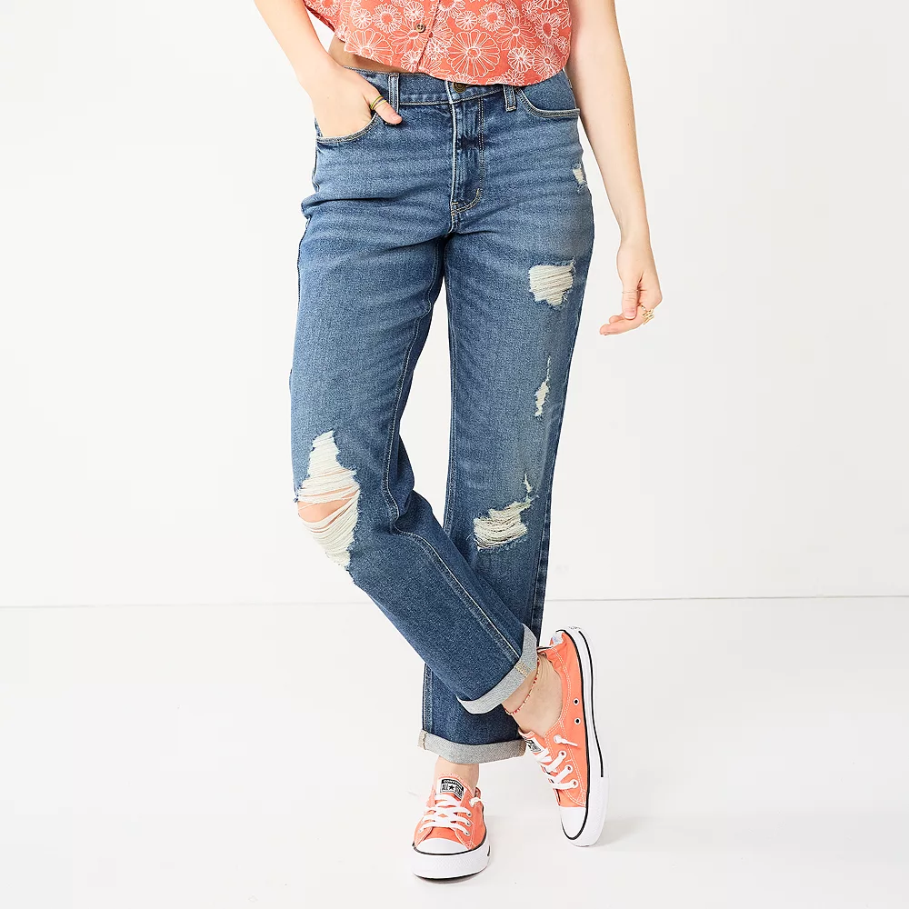 Juniors' SO® Low-Rise Boyfriend Jeans 4 Juniors' SO® Low-Rise Boyfriend Jeans - Image 2