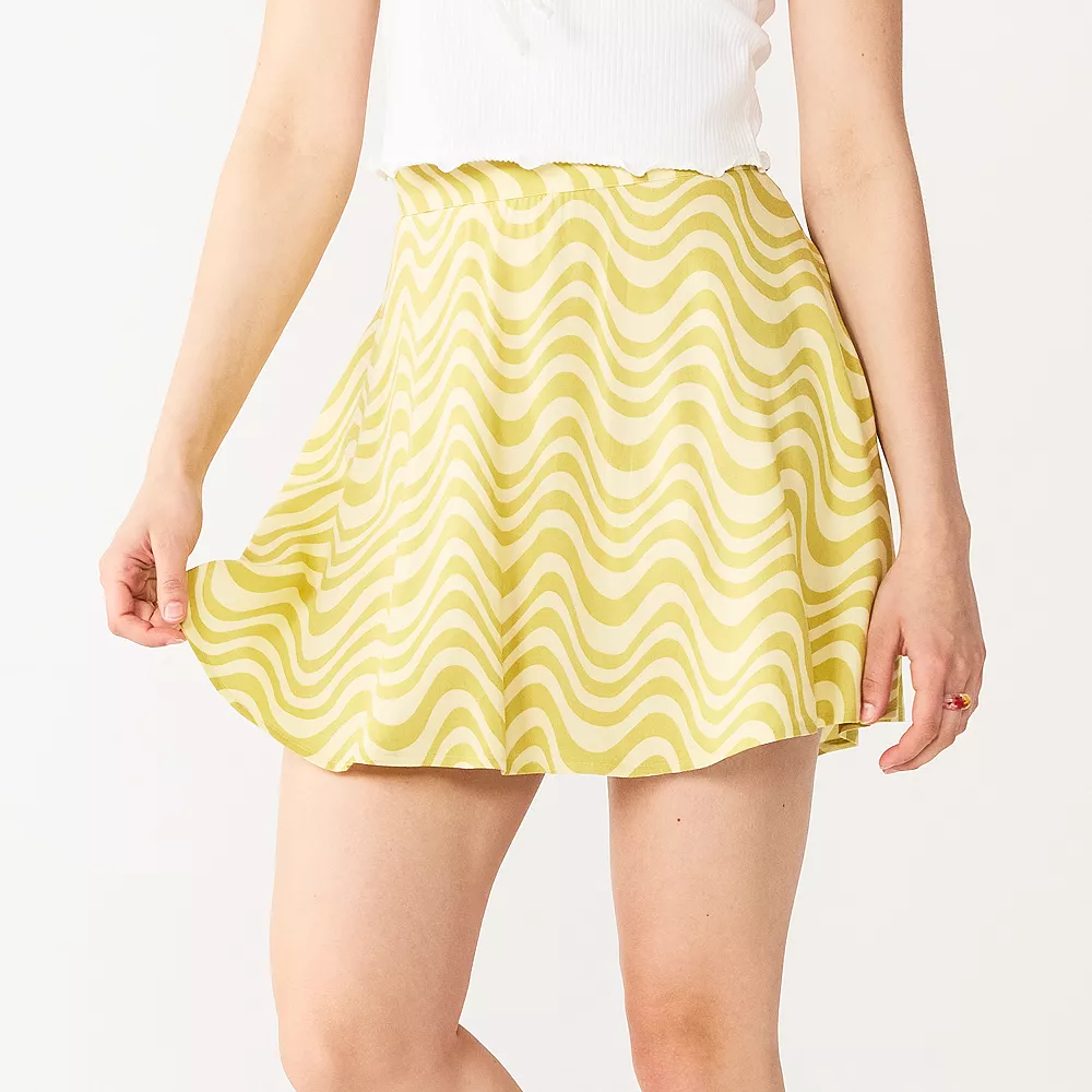 Juniors' SO® Skater Mini Skirt 5 Juniors' SO® Skater Mini Skirt - Image 3
