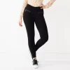 Juniors' SO® High-Rise Ponte Leggings 2 Juniors' SO® High-Rise Ponte Leggings -Cheap SO Store 5583885 Black Zip Pocket