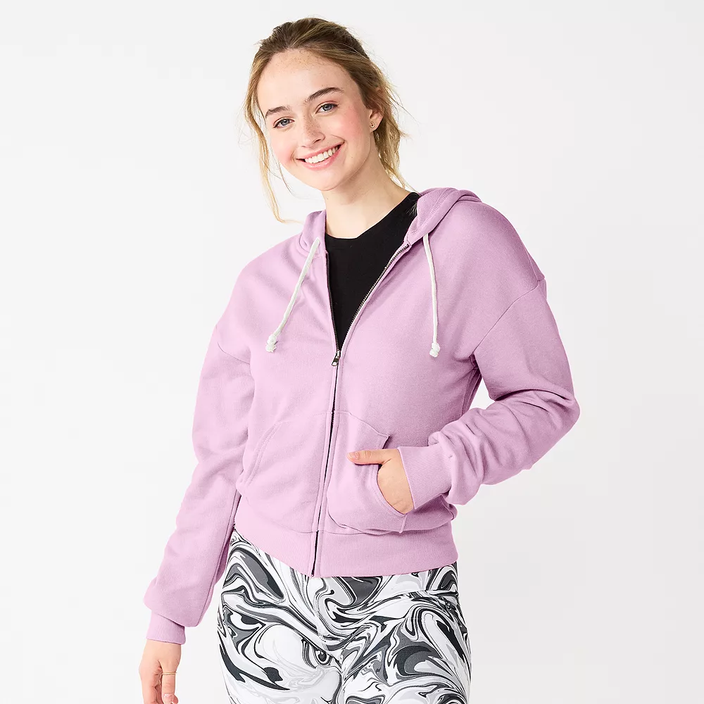 Juniors' SO® Favorite Long Sleeve Zip-Up Hoodie 13 Juniors' SO® Favorite Long Sleeve Zip-Up Hoodie - Image 11