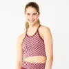Juniors' SO® Seamless Cropped Tank 1 Juniors' SO® Seamless Cropped Tank -Cheap SO Store 5588676 Berry Check