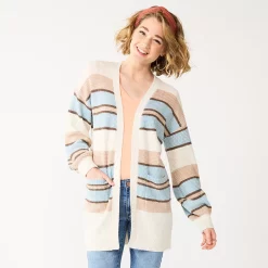 Juniors' SO® Waffle Cardigan