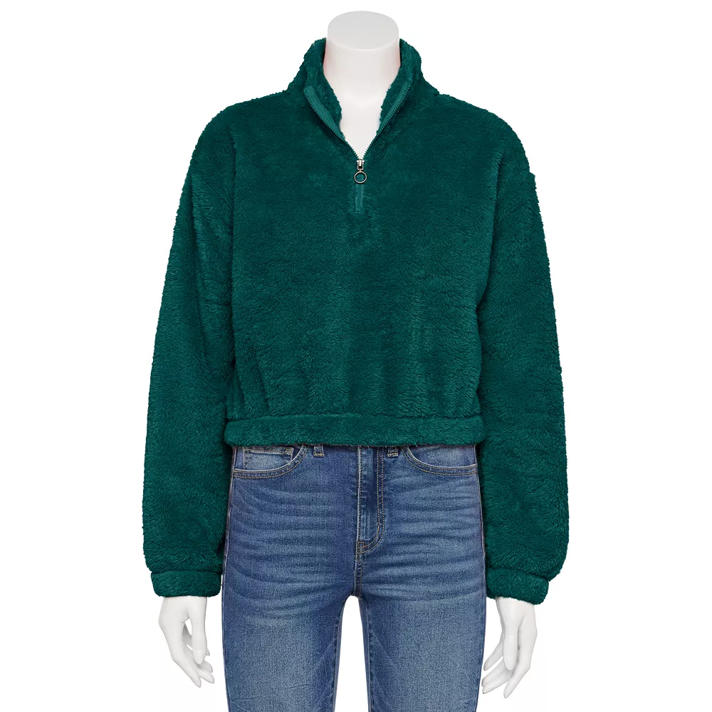 Juniors' SO® Sherpa Quarter-Zip Pullover 7 Juniors' SO® Sherpa Quarter-Zip Pullover - Image 5