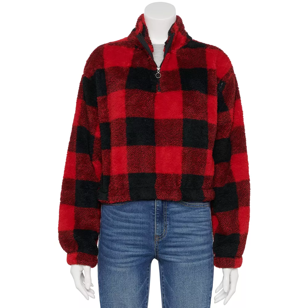 Juniors' SO® Sherpa Quarter-Zip Pullover 12 Juniors' SO® Sherpa Quarter-Zip Pullover - Image 10