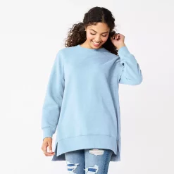 Juniors' SO® Oversized Weekend Tunic Pullover 26 Juniors' SO® Oversized Weekend Tunic Pullover -Cheap SO Store 5627679 Harbor Sky
