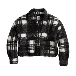 Juniors' SO® Cropped Shacket 11 Juniors' SO® Cropped Shacket -Cheap SO Store 5635421 ALT5