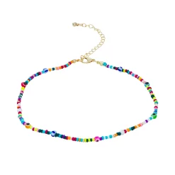 SO® Millefiori Multi Color Choker Necklace 3 Piece Set 8 SO® Millefiori Multi Color Choker Necklace 3 Piece Set -Cheap SO Store 5654544 ALT2