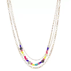 SO® Multi Color Layer Necklace