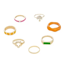 SO® Mixed Media 7 Pack Ring Set