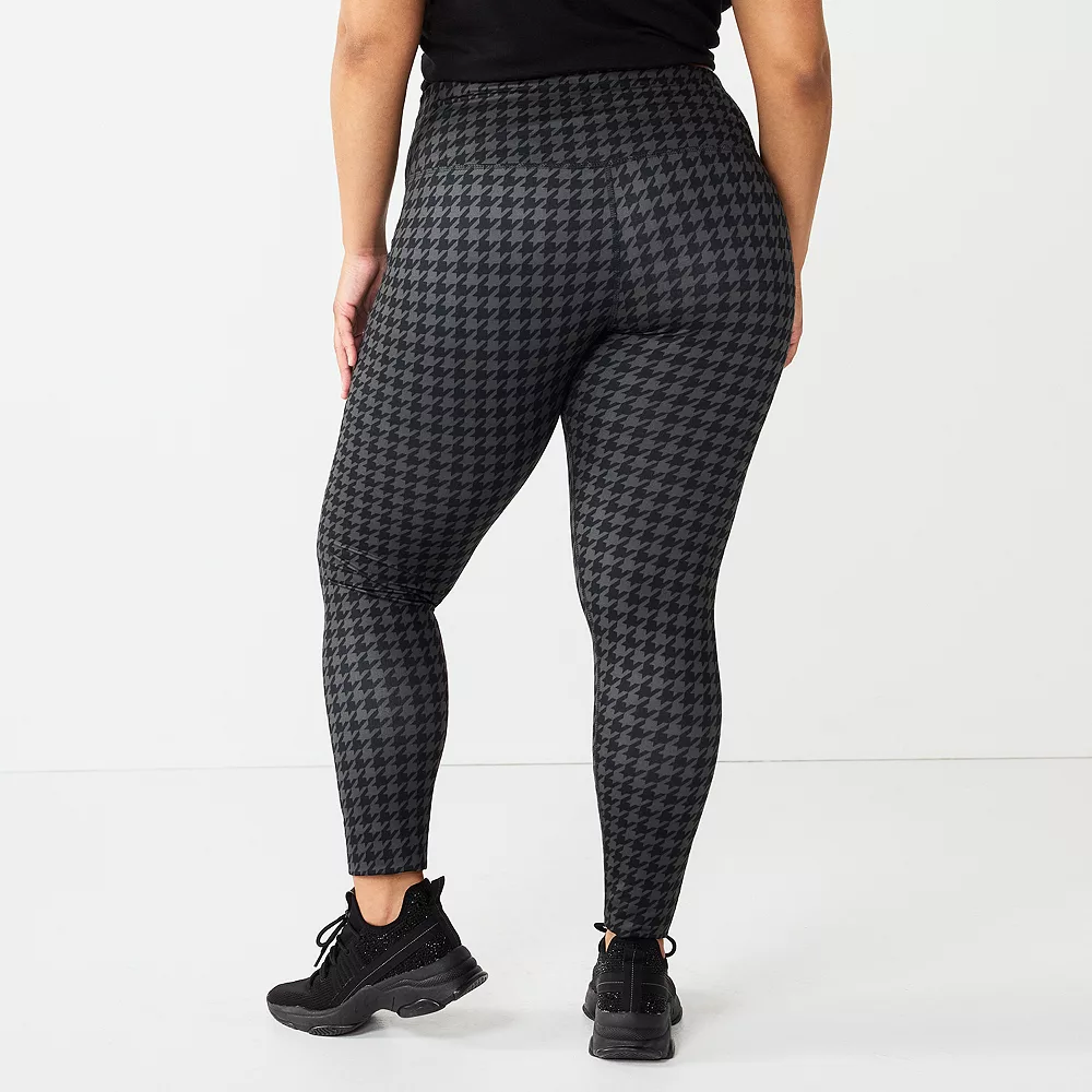 Juniors' Plus Size SO® Crossover High-Rise Sporty Leggings 6 Juniors' Plus Size SO® Crossover High-Rise Sporty Leggings - Image 4