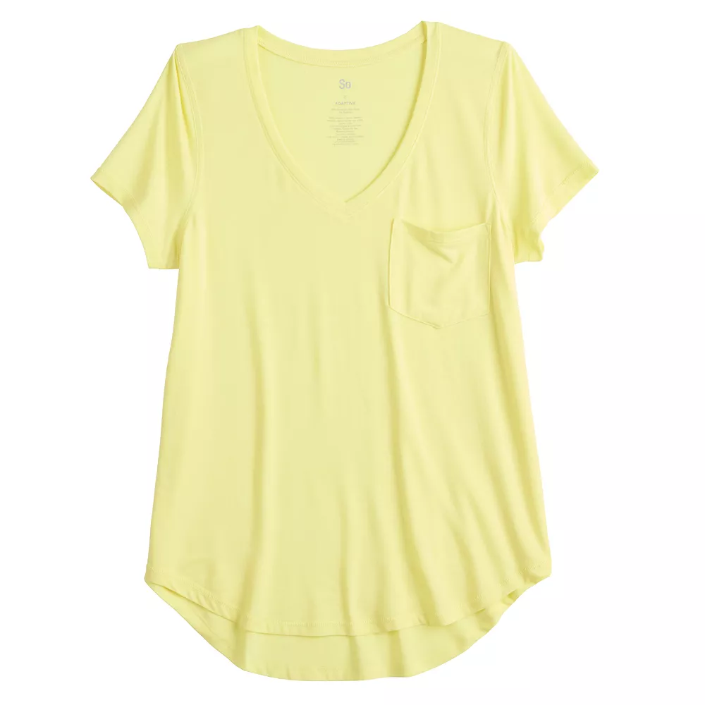 Juniors' SO® Adaptive Short Sleeve Pocket Tee 4 Juniors' SO® Adaptive Short Sleeve Pocket Tee - Image 2