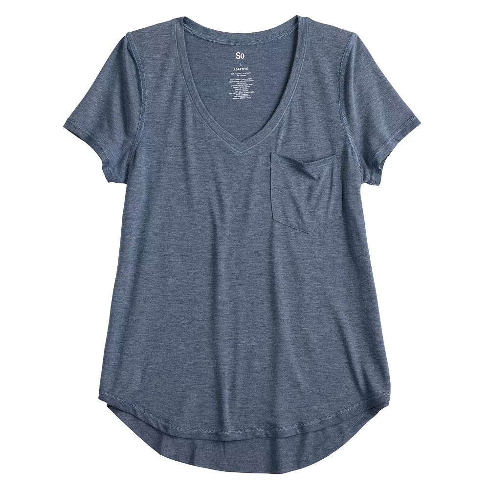 Juniors' SO® Adaptive Short Sleeve Pocket Tee 5 Juniors' SO® Adaptive Short Sleeve Pocket Tee - Image 3