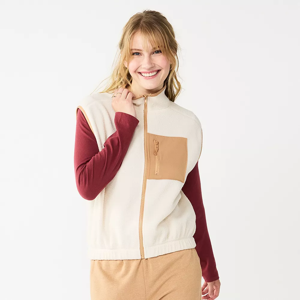 Juniors' SO® Sherpa Vest 10 Juniors' SO® Sherpa Vest - Image 8