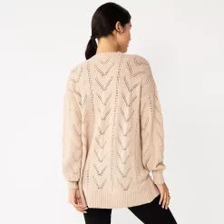 Juniors' SO® Textured Cloud Cardigan -Cheap SO Store 5738072 ALT