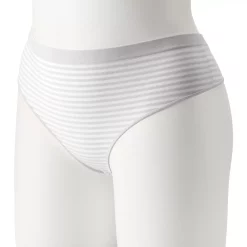 Juniors' SO® Seamless Thong Panty ZG01U475R -Cheap SO Store 5773736 Heather Gray Stripe