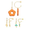 SO® Mushroom Flower Earrings Set of 3