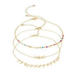 SO® Hamsa Charm Choker Set of 3