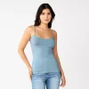 Juniors' SO® Double Scoop Tank 1 Juniors' SO® Double Scoop Tank -Cheap SO Store 5780295 Aldon Blue