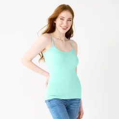 Juniors' SO® Double Scoop Tank 26 Juniors' SO® Double Scoop Tank -Cheap SO Store 5780295 Hush Turquoise